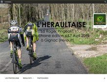 Tablet Screenshot of heraultsport-pingeon.fr